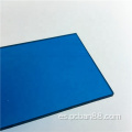 Placa de resistencia de PC transparente UV rojo UV de dos lados de 2 mm